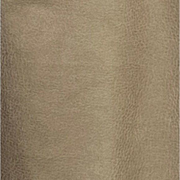 Chico's size 2 (approx size 12 US) suede-feel beige pants, straight leg - Picture 3 of 13